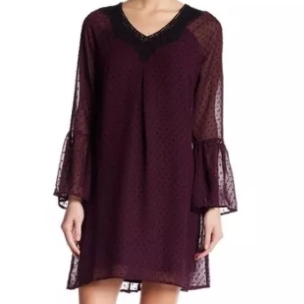 Beautiful size Small purple DR2 dress NWT